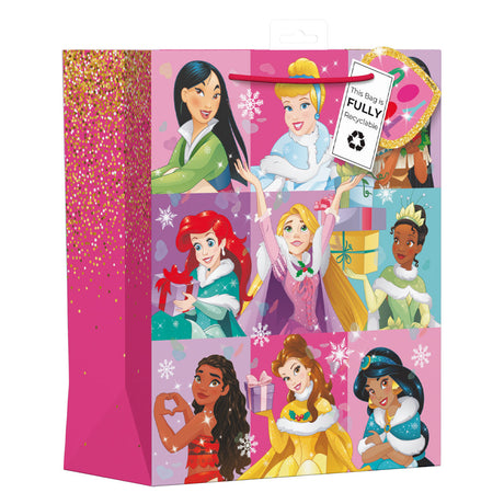 Disney Princess Large Christmas Gift Bag