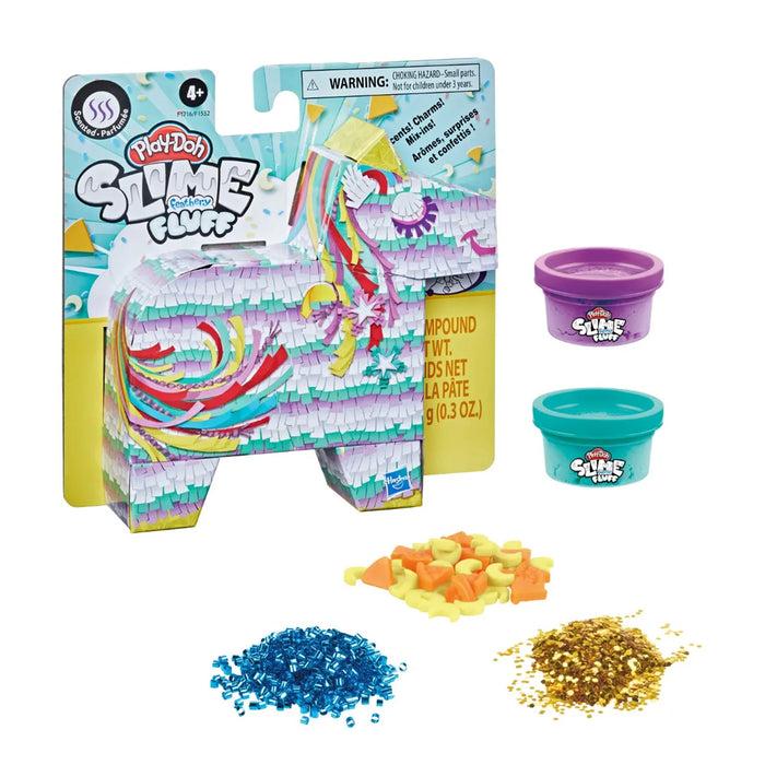Play-Doh Slime Feathery Fluff Llama With 2 Pots & Mix-Ins