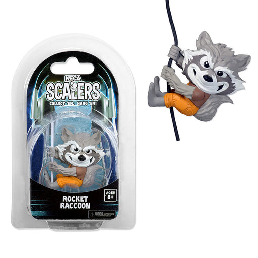 NECA Scalers Guardians Of The Galaxy Rocket Raccoon Cable Hanger Figure