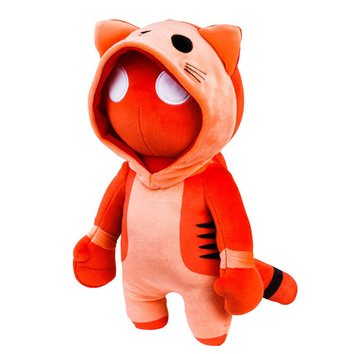 Gang Beasts Plush Stretchables 10" Stretchy Soft Toy - Red Cat Kigurumi