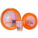 Peppa Pig 3 Piece Dinnerware Set With Plate Bowl & Tumbler