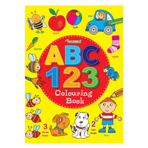 Squiggle ABC & 123 Colouring Book