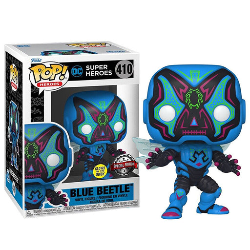 Funko POP DC Comics Blue Beetle Collectible Vinyl Figure - Glow In The Dark Special Edition