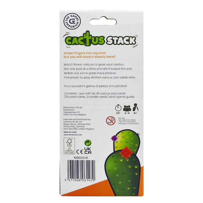 The Games Emporium Cactus Stack Flower Matching Game
