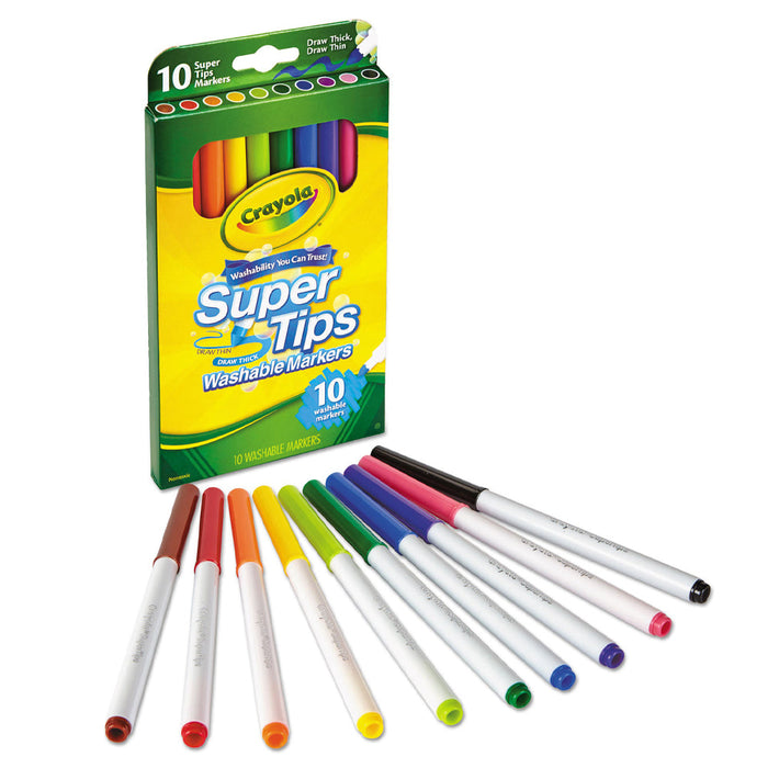 Crayola Super Tips Washable Markers 10pk