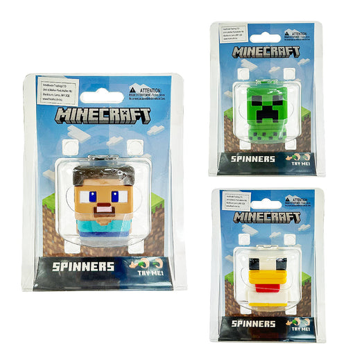 Minecraft Spinners Fidget Sensory Toy Figure