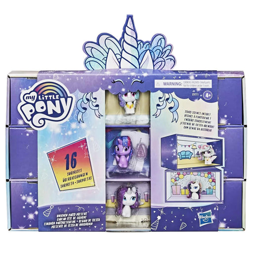 My Little Pony Unicorn Party Present Figure Playset With 16 Surprises
