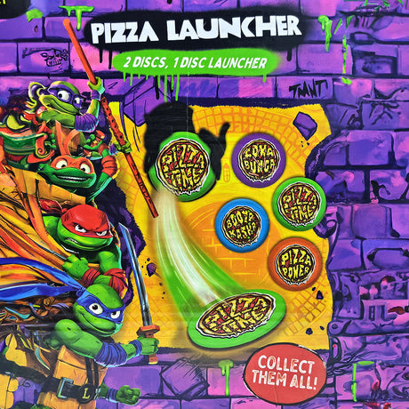 Teenage Mutant Ninja Turtles Pizza Launcher + Discs Mini Collectible Blind Bag