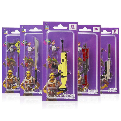 Fortnite Weapon Collectible 3D Metal Keychain