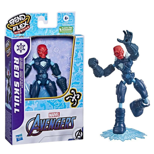 Marvel Avengers Bend And Flex Red Skull Ice Mission 6" Action Figure