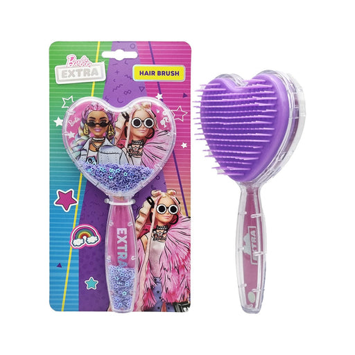 Barbie Extra Shaped Confetti Heart Hair Brush