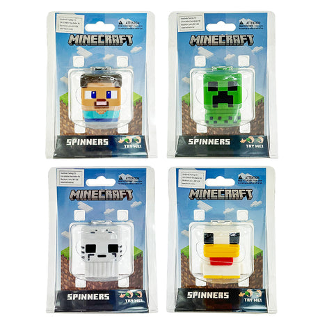 Minecraft Spinners Fidget Sensory Toy Figure