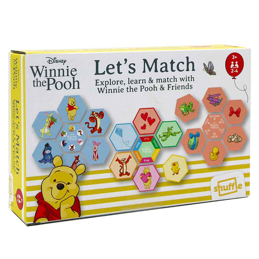 Disney Winnie The Pooh Let's Match Shuffle Game