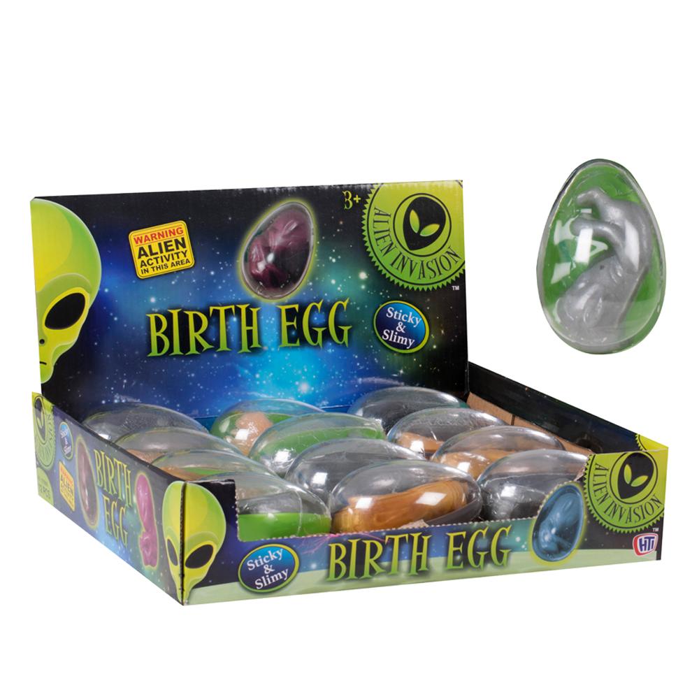 Alien Invasion Sticky & Slimy Birth Egg