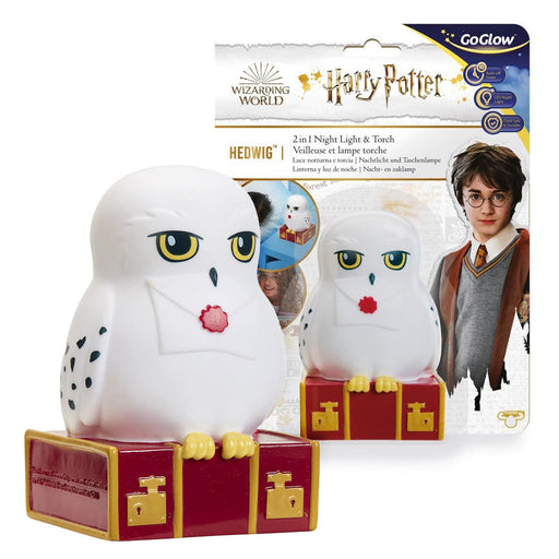 GoGlow Harry Potter Hedwig 2-in-1 Night Light & Torch Figure