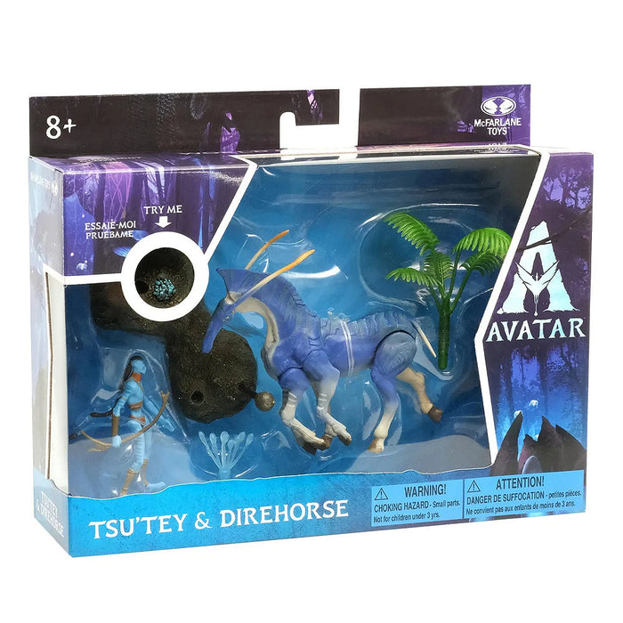 Avatar World Of Pandora Tsu'Tey & Direhorse McFarlane Toys Collectible Figure