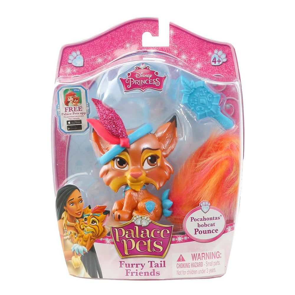 Disney Princess Palace Pets Furry Tail Friends Pocahuntas' Bobcat Pounce Figure