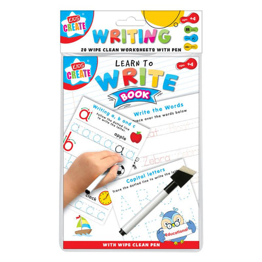 Learn To Write Educational Wipe Clean A5 Book