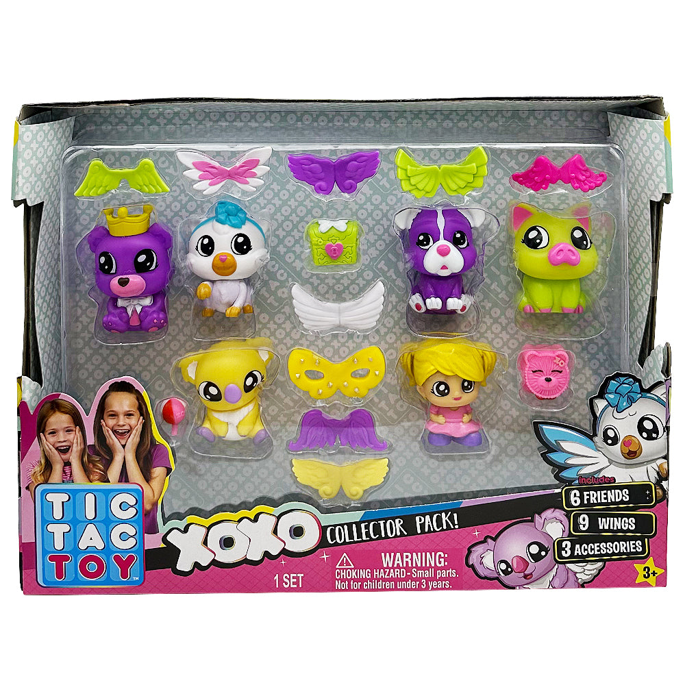 Tic Tac Toy XOXO Collector Pack 6 Figure & Accessories Play Set