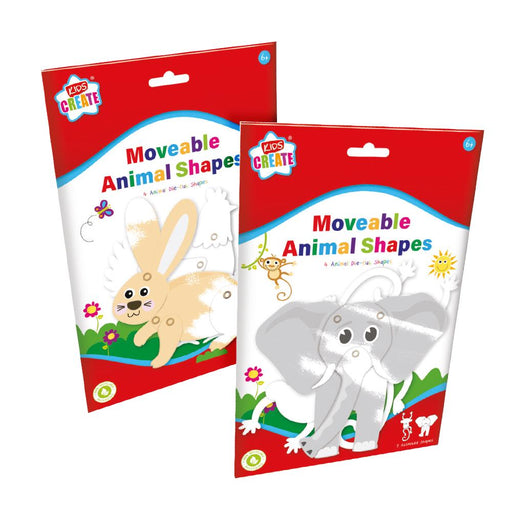 Moveable Animal Shapes 4pc Set
