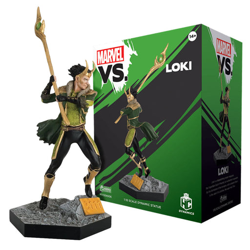 Eaglemoss Hero Collector Marvel VS Loki 1:16 Scale Dynamic Statue