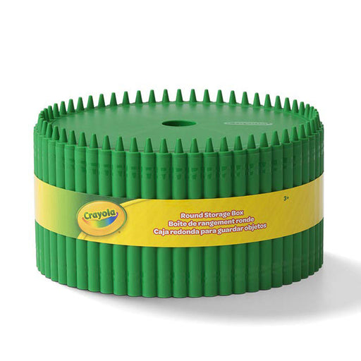 Crayola Round Storage Box Organiser - Mountain Meadow