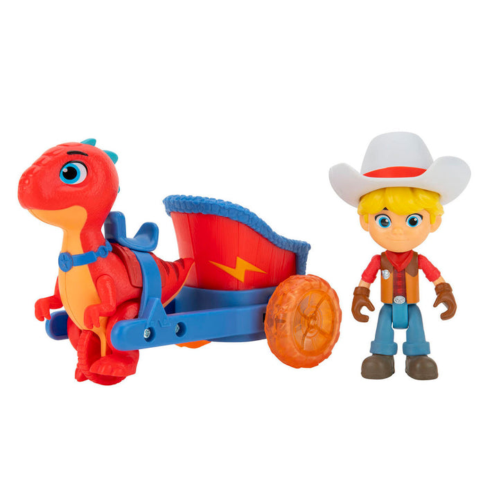 Dino Ranch Jon & Blit'z Chariot Figure Playset