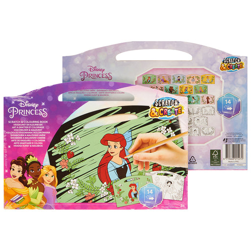 Disney Princess Scratch & Create Colouring Book