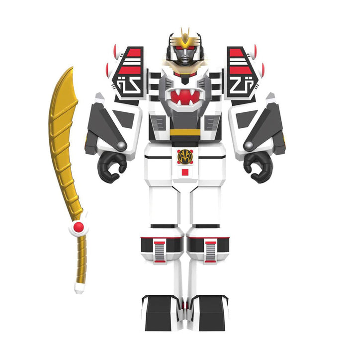 Power Rangers White Tigerzord (Warrior) Super7 ReAction 6" Collectible Figure