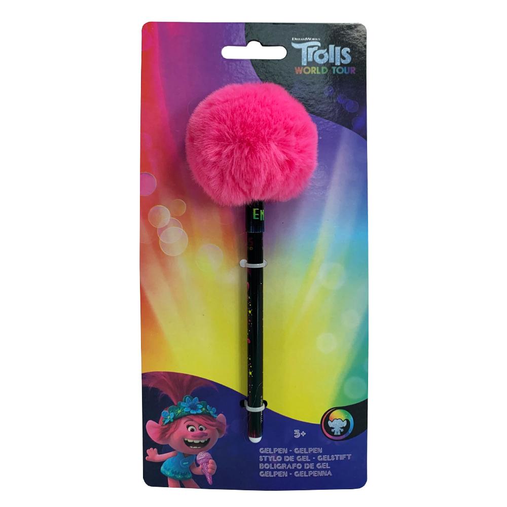 Trolls World Tour Gel Pen With Plush Topper