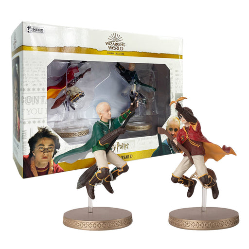 Harry Potter Wizarding World Quidditch Duo Eaglemoss Collectible Figurine Set