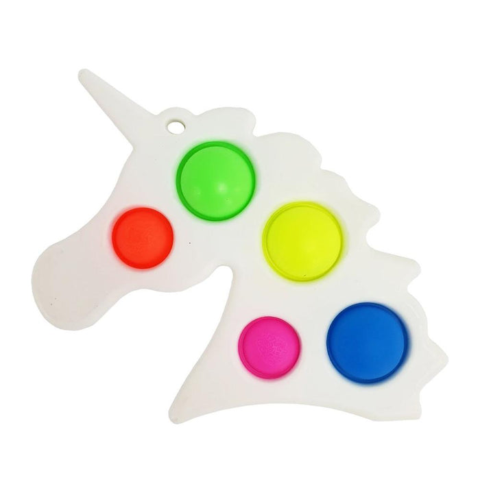 Unicorn Bubble Giant Pop Fidget Sensory Toy (Five Press)