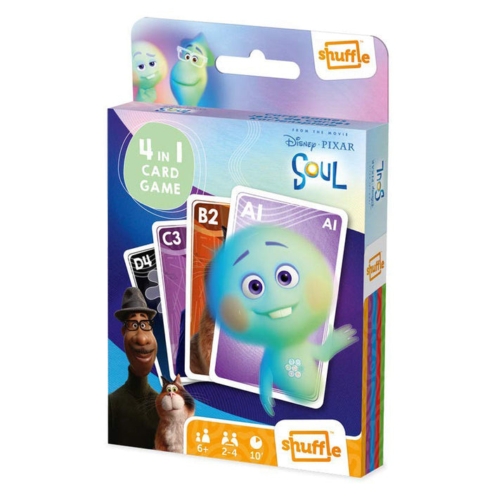Disney Pixar Soul 4 In 1 Card Games Pack