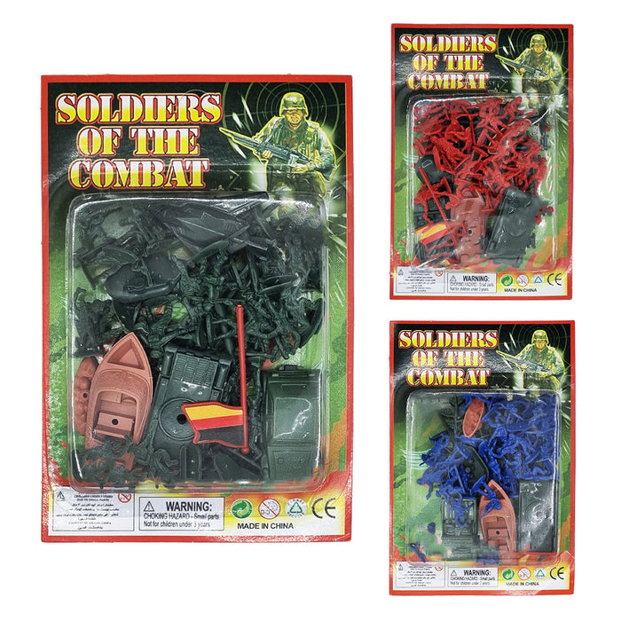 Combat Soldiers Mini Figure Play Set