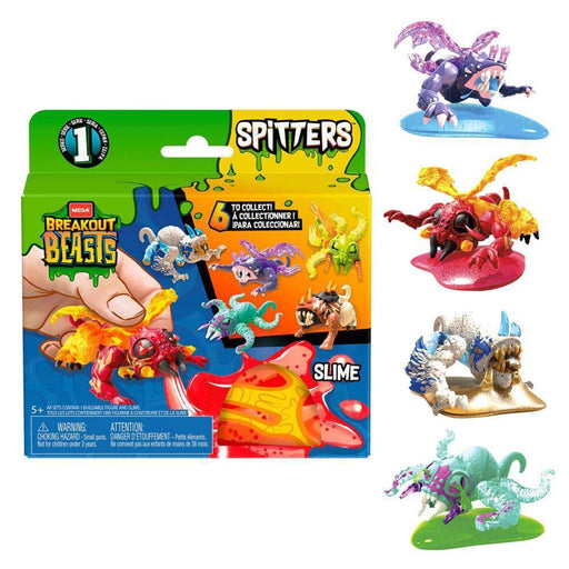 Mega Breakout Beasts Spitters Figure & Slime Pack