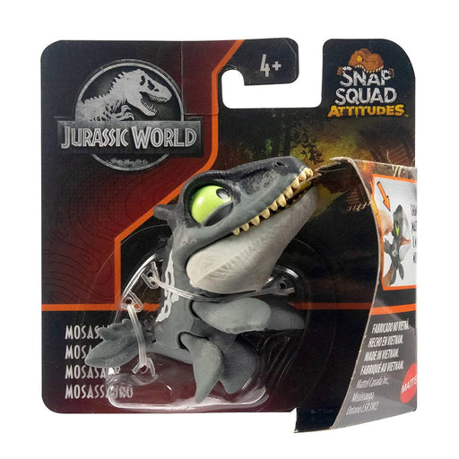 Jurassic World Snap Squad Attitudes Mini Dinosaur Figure - Mosasaurus