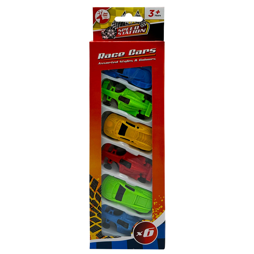 Race Cars Vehicles 6pk