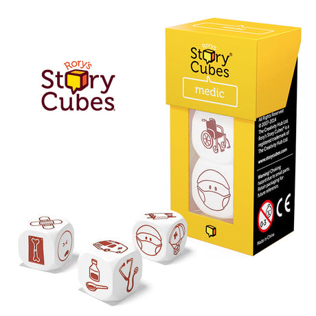 Rory's Story Cubes Medic 3 Dice Storytelling Game Pack