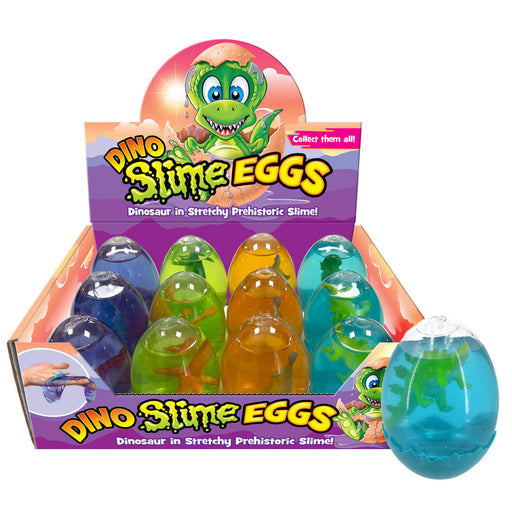 Dino Stretchy Slime Egg With Mini Figure