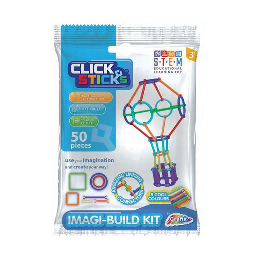 Click Sticks Imagi-Build 50pc Blue Blind Bag