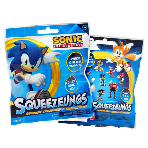 Sonic The Hedgehog Squeezelings Squeezy Collectible Figure Blind Bag