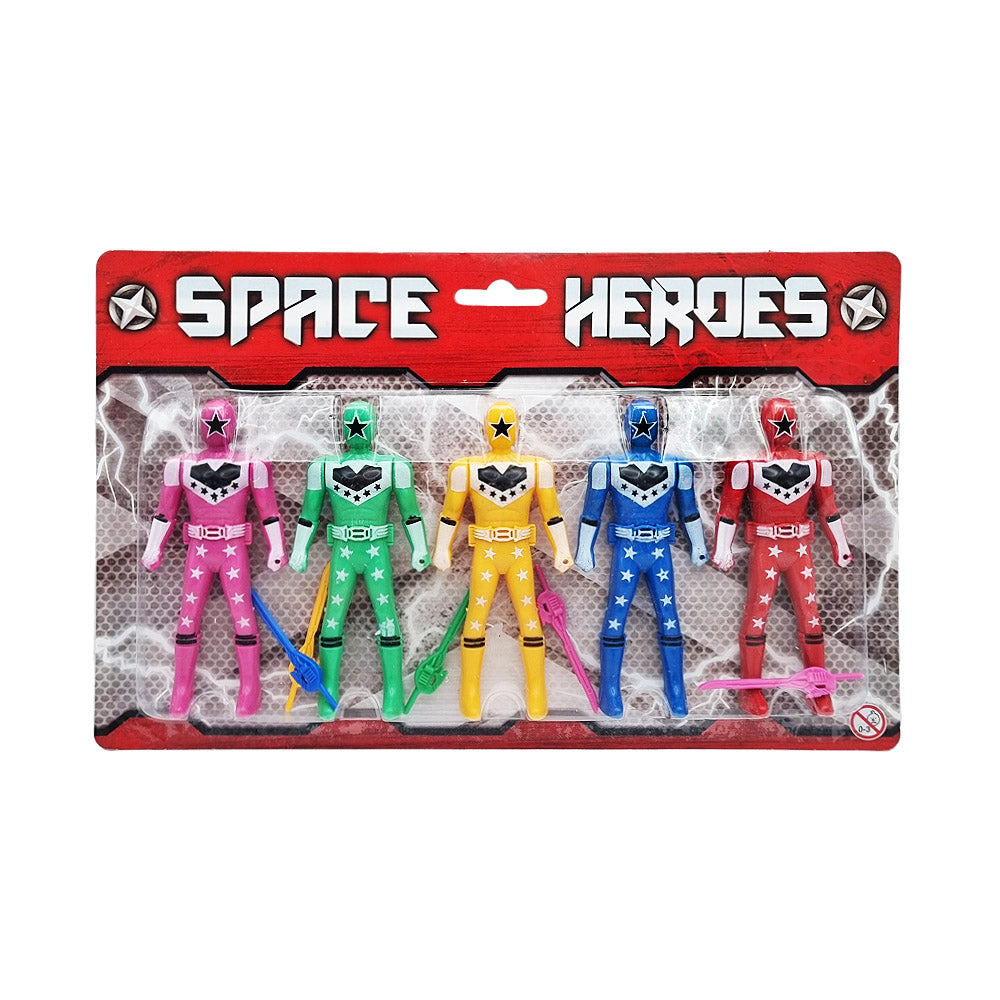 Space Heroes Action Figure 5pk