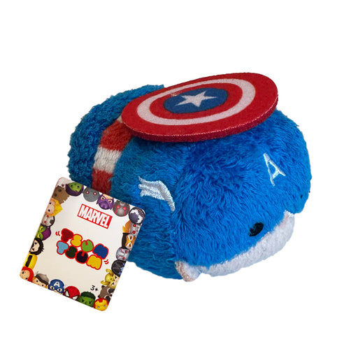 Marvel Tsum Tsum Captain America Mini 3" Soft Plush Beanie Toy