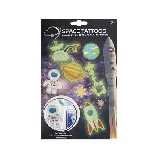 NASA Space Tattoos Galactic Themed Temporary Transfer Pack