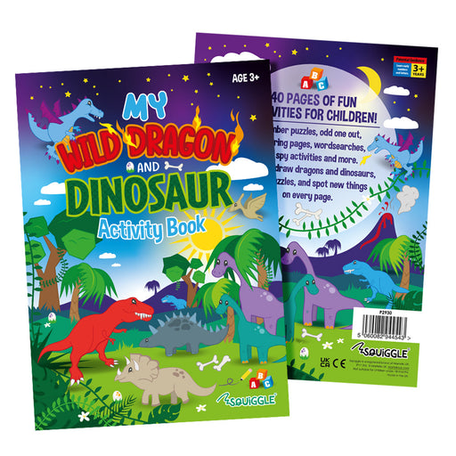 Squiggle My Wild Dragon & Dinosaur Activity Book