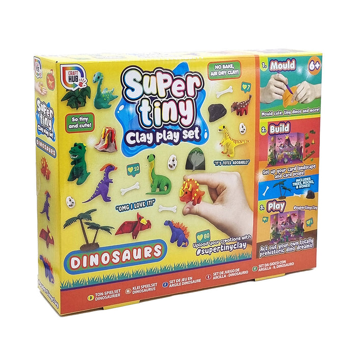 Super Tiny Dinosaurs Clay Moulding Play Set