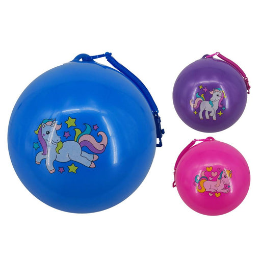 Unicorn Inflatable Ball & Keychain