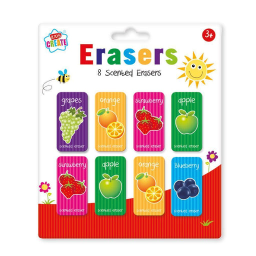 Scented Erasers 8pc Set