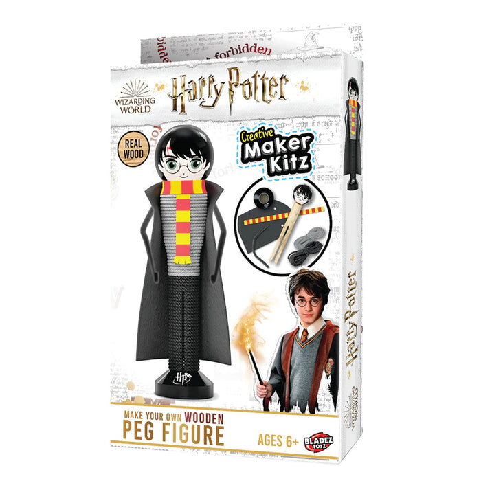 Creative Maker Kitz Harry Potter Make Your Own Wooden Peg Figure