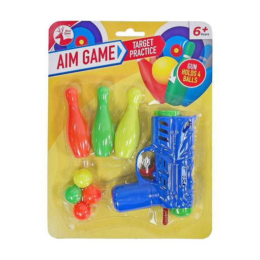 Aim Game Target Practice Mini Bowling Blaster Set